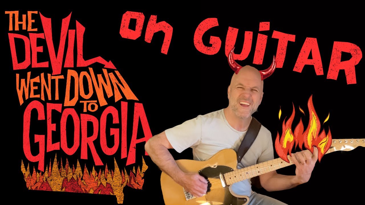 How to Play Devil Went Down to Georgia on Guitar | Fiddle Licks