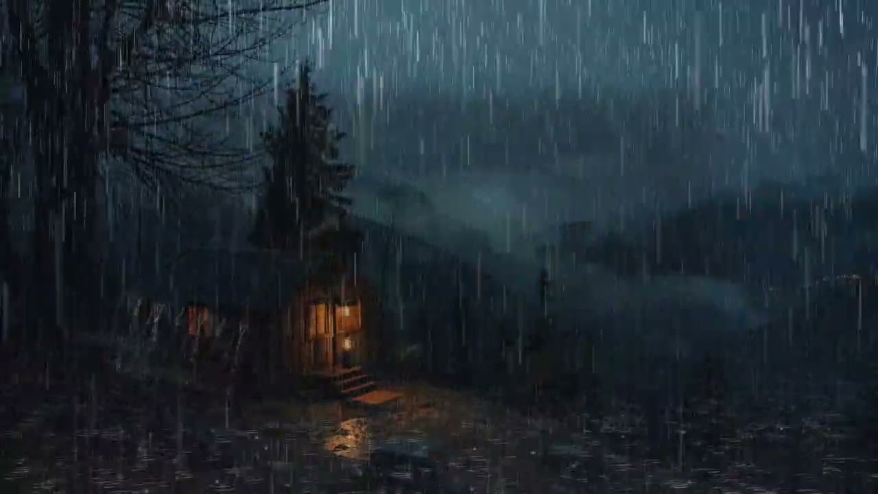 Heavy Rainstorm ASMR for Deep Focus and Restful Sleep | Relaxing Rain Noise for Stress Relief