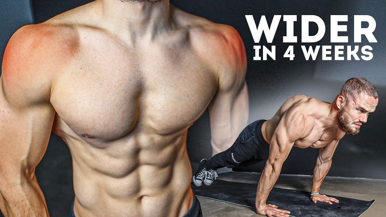 Get WIDER In 4 Weeks | Home 6 MIN Workout