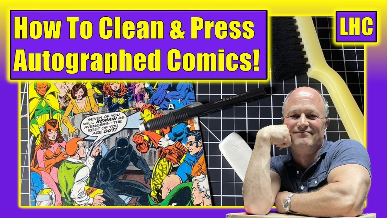 Secrets To Cleaning and Pressing Autographed Comics!