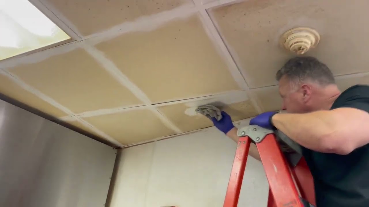 Ceiling Tile Cleaning