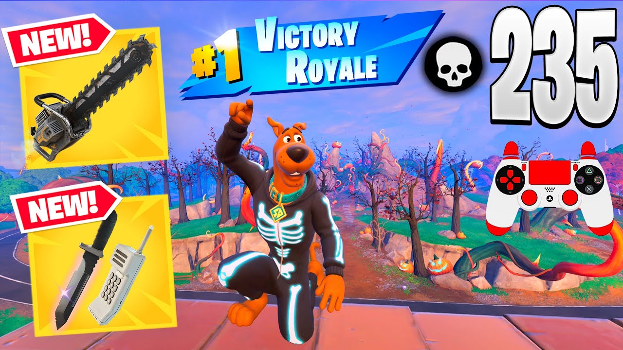 235 Elimination Solo vs Squads SCOOBY DOO Wins Full Gameplay - Fortnite Chapter 6 Season 4
