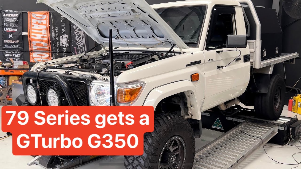 79 Series Landcruiser gets a GTurbo G350 and NPC 13” 1600nm clutch