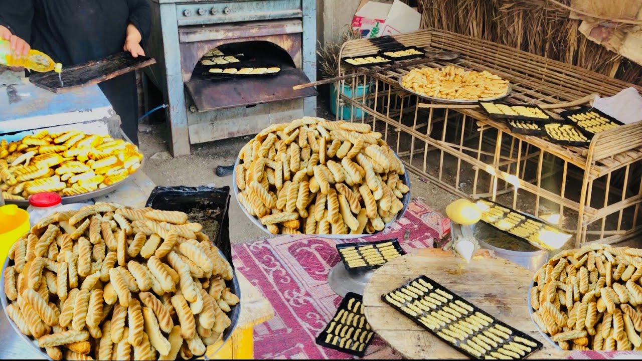 بسكوت النشادر بالطريقة الصعيديه بالمقادير المظبوطه وبدقيق القمح من البيت #بسكوت_نشادر