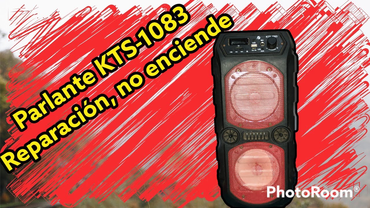 Cómo reparar, bocina portátil que no enciende, solución 100% full test