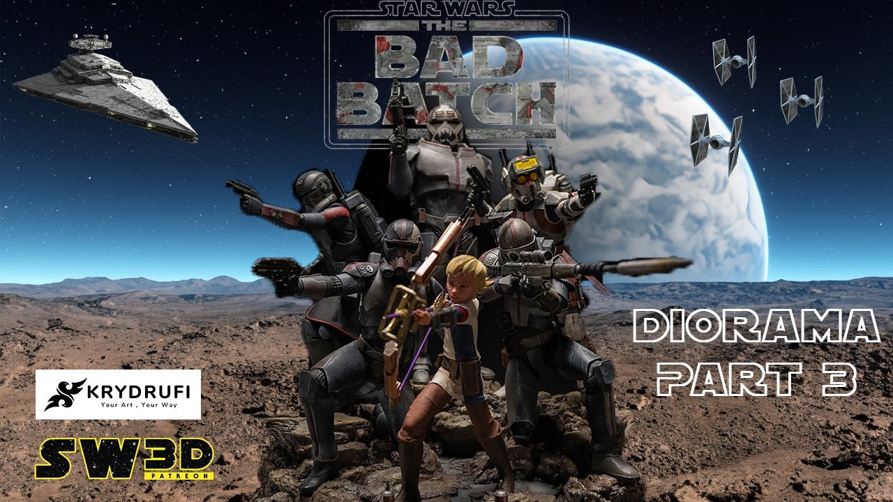 Biggest Bad Batch Diorama - Part 3- The Final Video and Free Giveaway