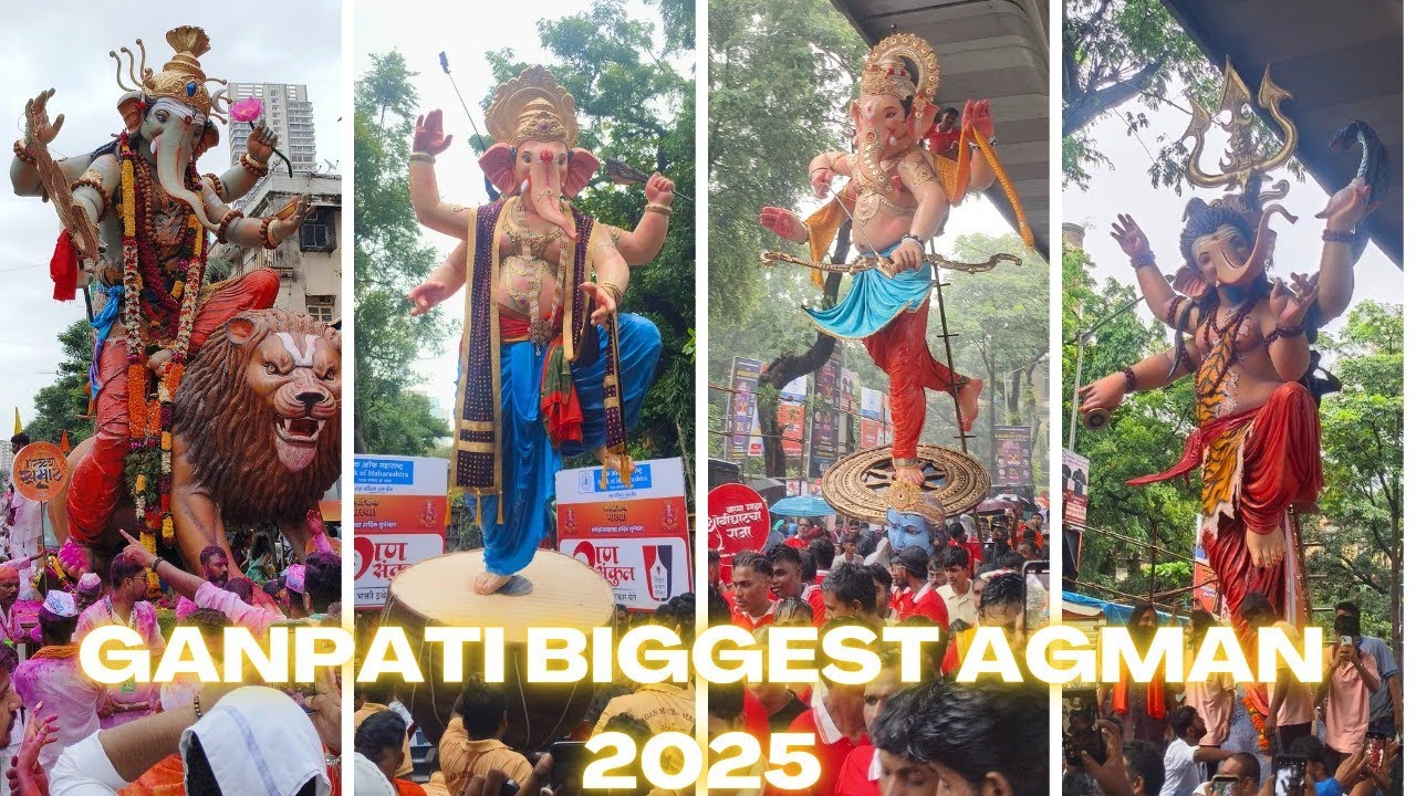 Mumbai Ganpati Maha Aagman 2025 | Maha Aagman Mumbai | Best Maha Aagman Sohla of the year 
