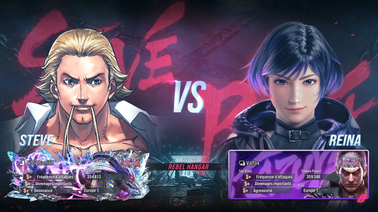 Valfox (Reina) Vs NG | 2hamit7 (Steve) - FT3 #reinamishima  #tekken8 #godofdestruction