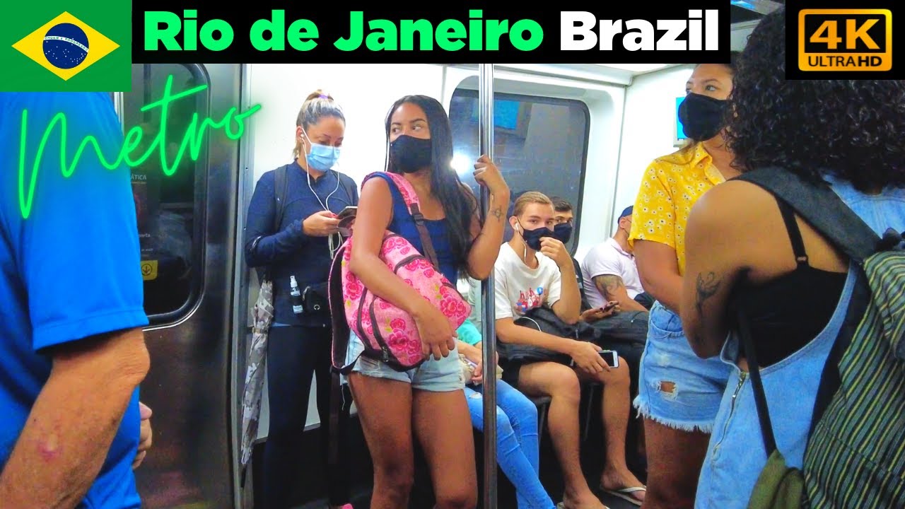 Rio de Janeiro Metrô VLOG 🇧🇷 Estação Central do Brasil【4K】2021