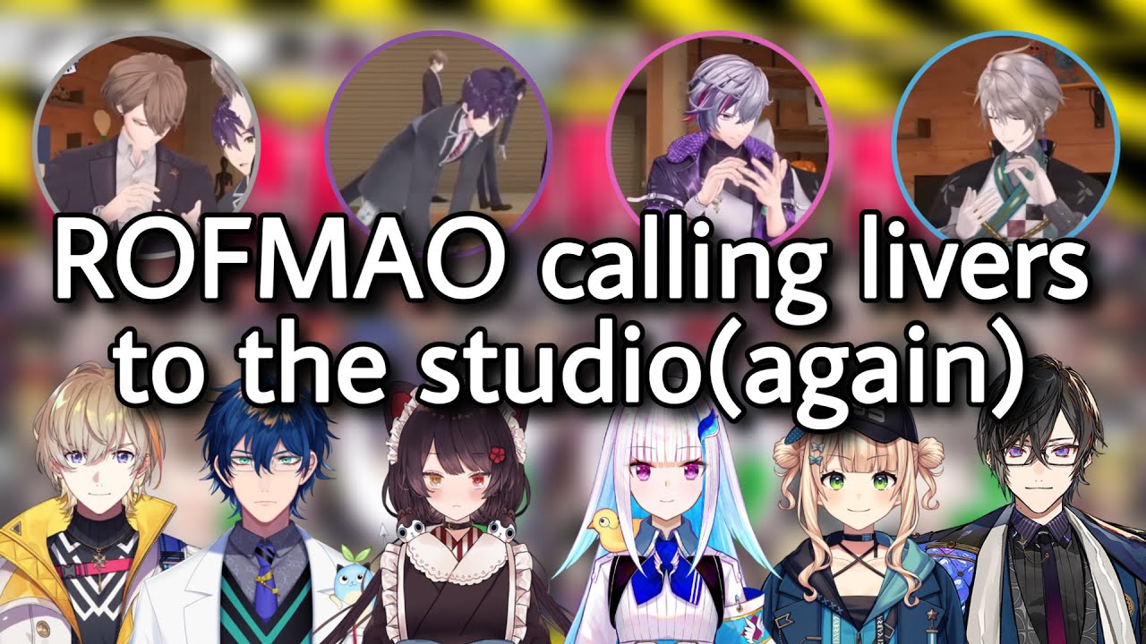 rofmao calling livers to the studio(again) | Nijisanji eng subs