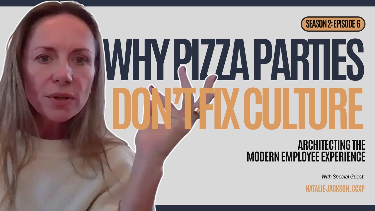 Why Pizza Parties Don't Fix Culture: Architecting the Modern Employee Experience