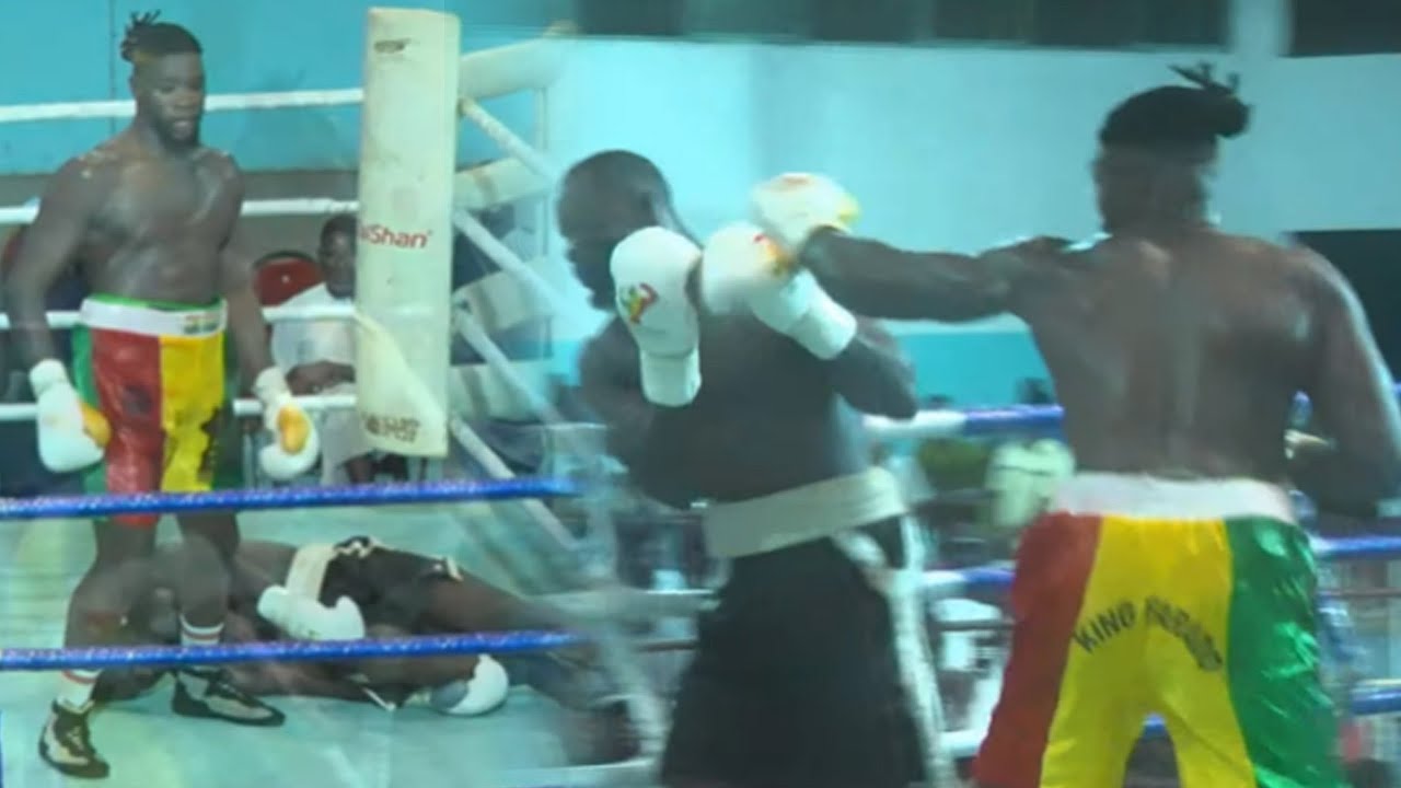 Incroyable ! Le guin&eacute;en Mamadou Barry inflige un violent KO &agrave; Serigne Fallou Thiam