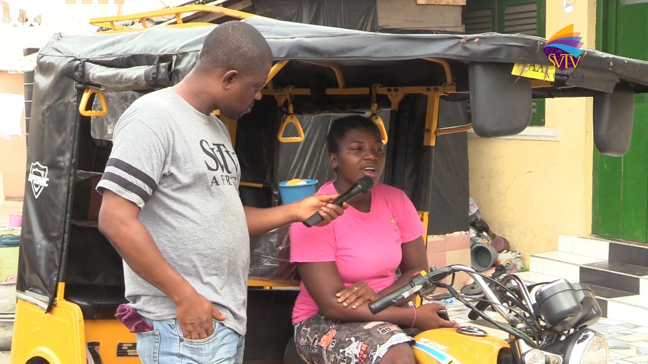 Meet The Lady Using Tricycle 'Pragia' For Commercial Purposes In Cape Coast - Tells Her Story