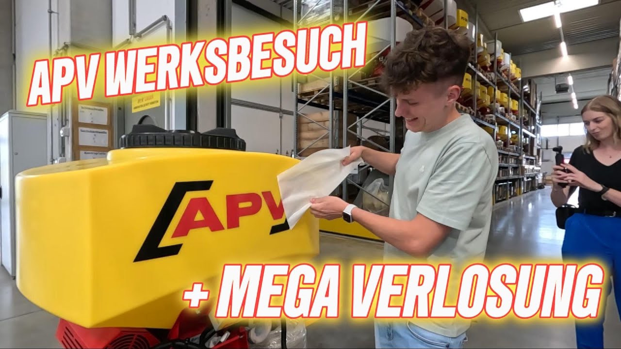 APV Werksbesuch + MEGA Verlosung | Mein erstes Video