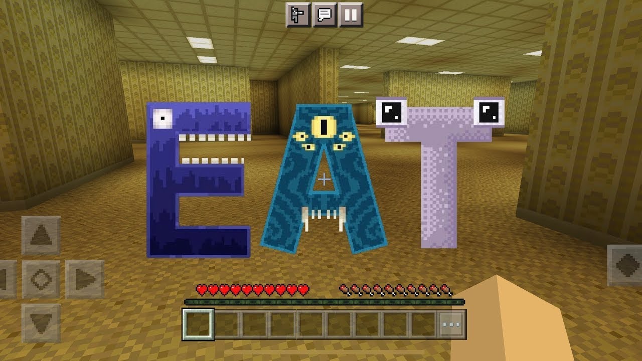Alphabet LORE Backrooms Escape MOD in Minecraft PE