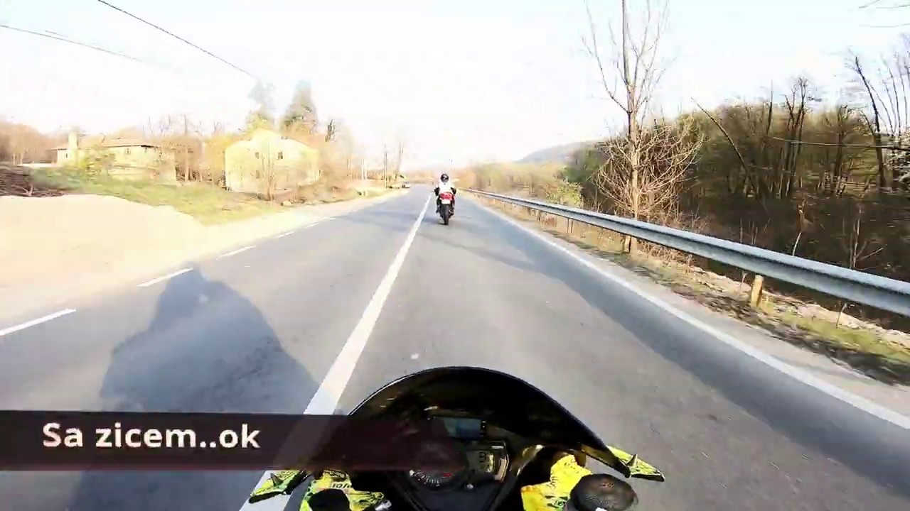 Urmarind o YAMAHA YZF 125 si mai gresim..Olanesti-Valcea