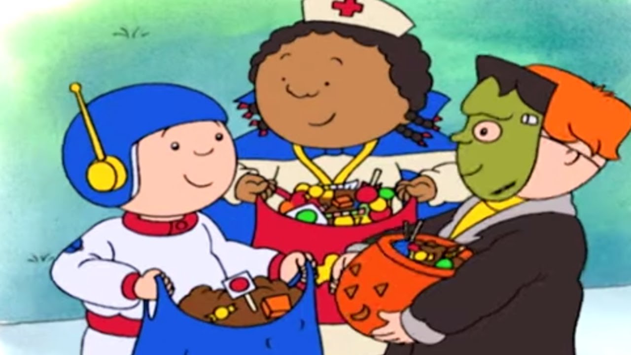 Caillou English Full Episodes | Caillou's Halloween Treats | Cartoon Movie | Cartoons for Kids