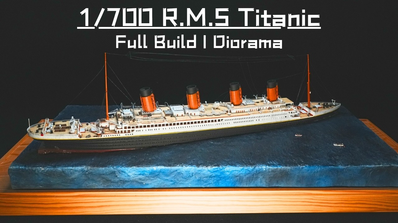 How I build “The Sinking of Titanic” Diorama | Full Build | Relax Music | No Talking