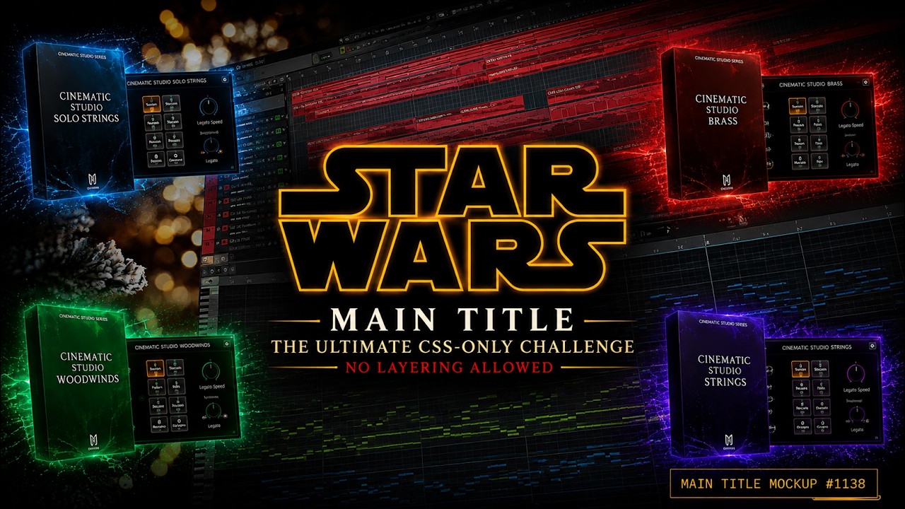 Star Wars Main Title &ndash; The 1,138th Attempt to Make CSS Sound Great - MIDI Screencast