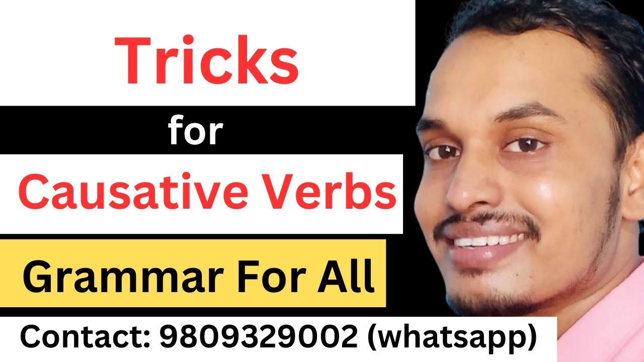 Tricks for Causative verbs | Online Class by Shyam Sir