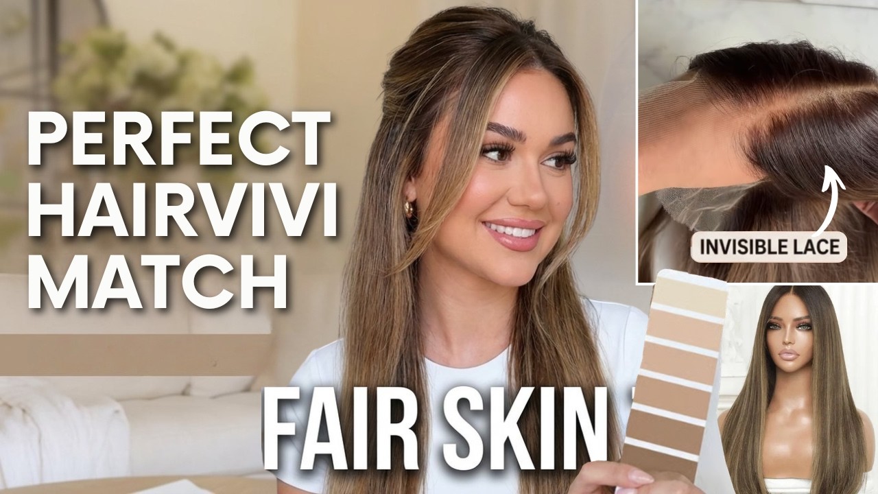 Hairvivi Marie Wig Review | Try On + Fair Skin Tone Match Guide
