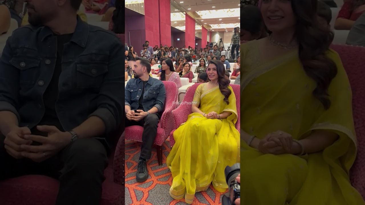 Raj Nidimoru & Samantha At #maaintibangaram Pre Release Event | #trending #shorts #viralvideo