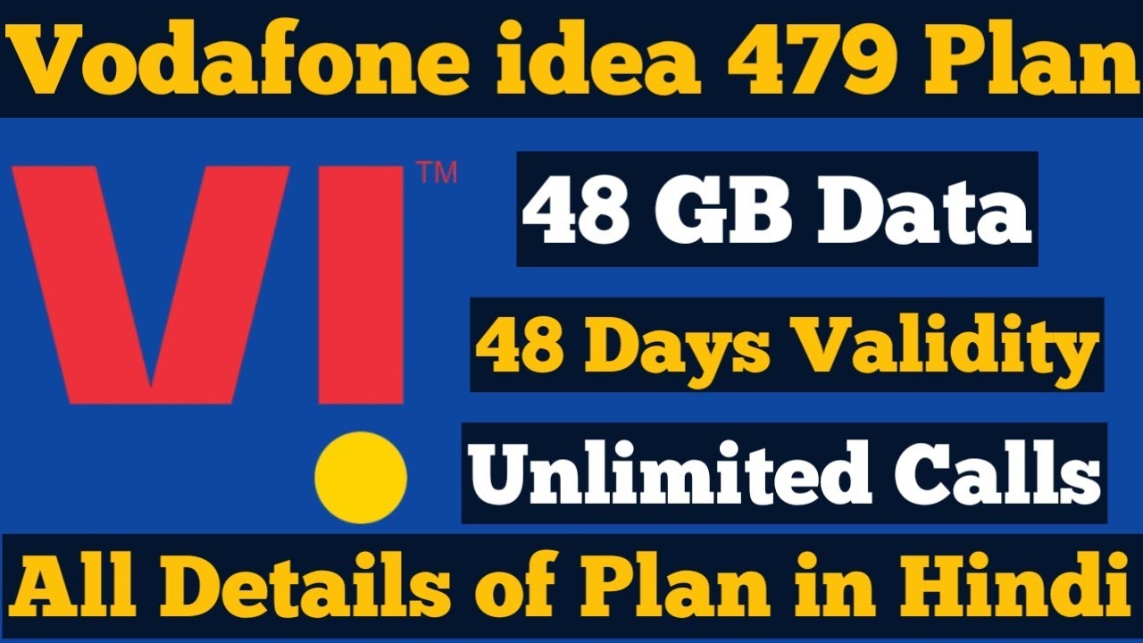 Vi 479 Plan Full Details in Hindi | Best Validity Plan in 2024