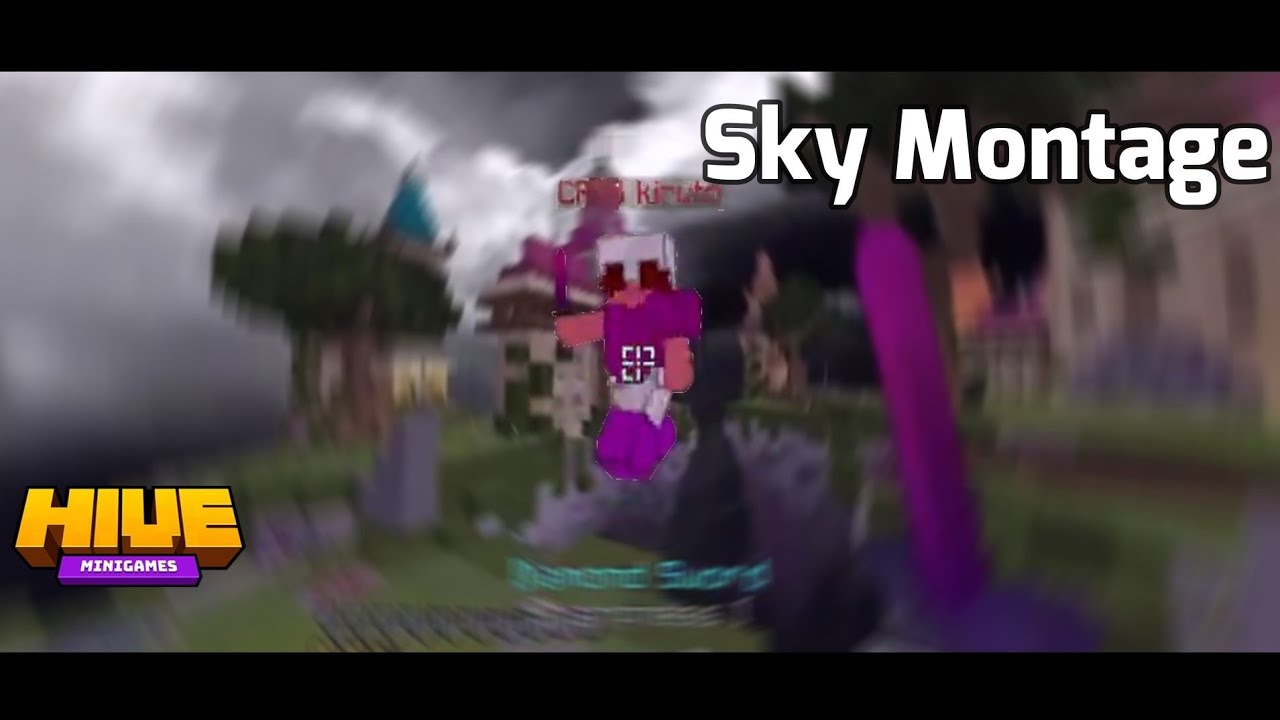 【マイクラthe hive】sky montage　4K 240FPS