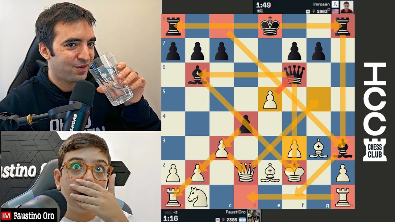 Unbelievable FINAL! IM Faustino Oro vs IM Eric Rosen
