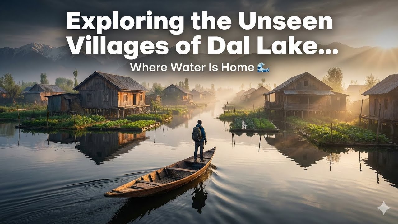Exploring the unseen villages of dal lake where water is home 