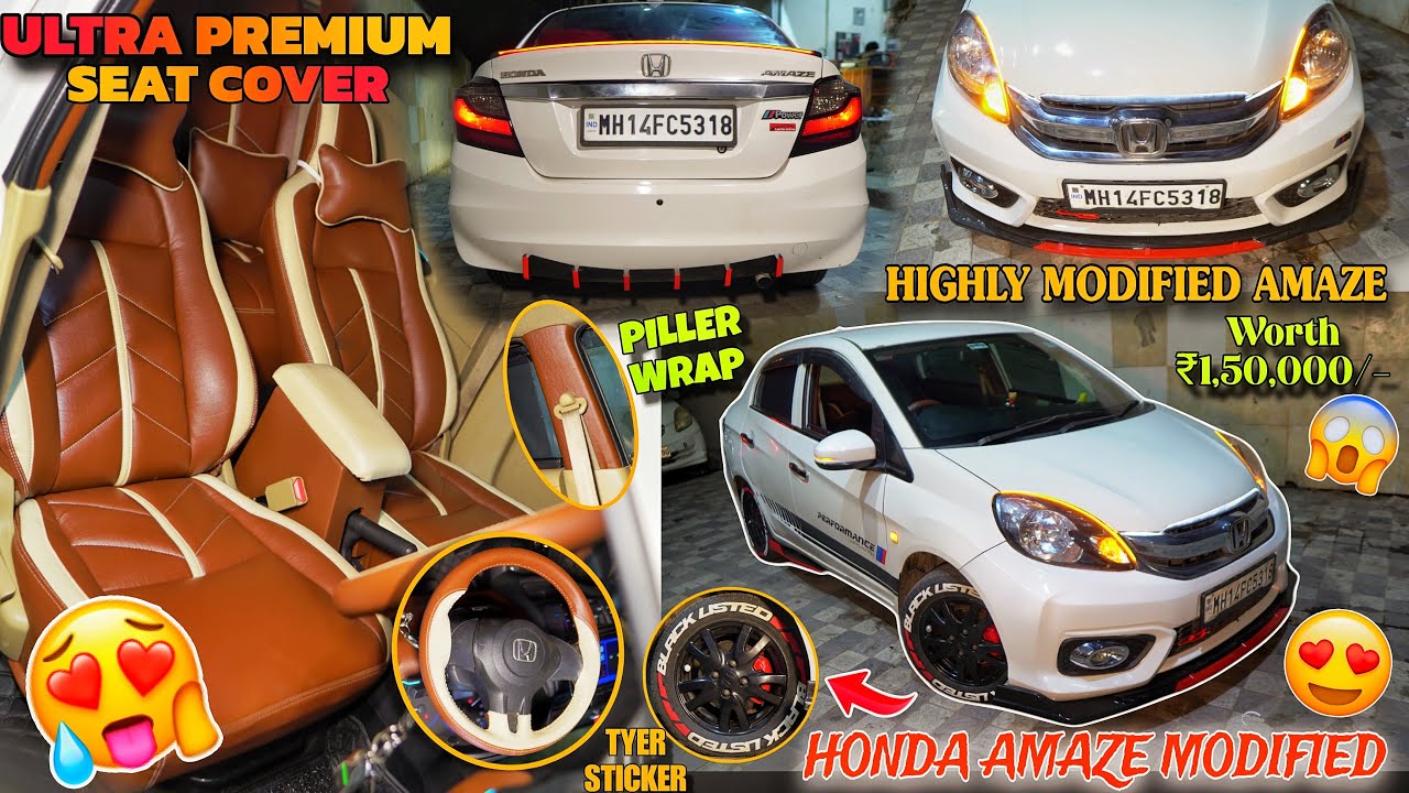 ऐसी Amaze और कोई नहीं करेगा Modify 😱 Honda Amaze Type 2 Modification ✅ Modified Amaze 💥