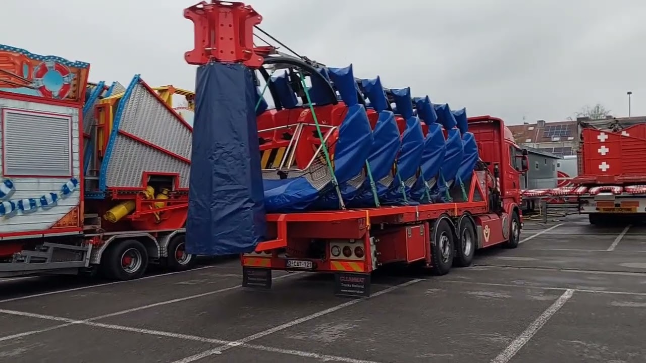 Opbouw Winterfoor Aalst (BE) 2025 (Deel 1) #winterfoor #aalst #kermis