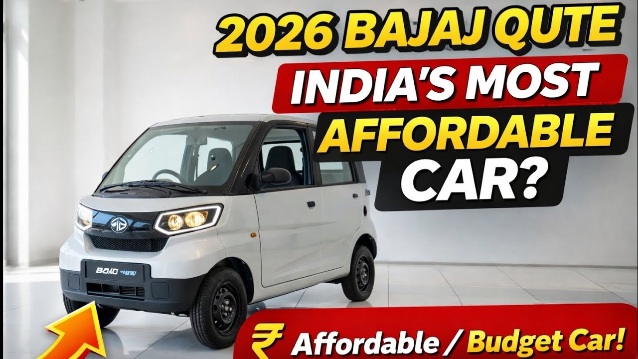 2026 Bajaj Qute Review – India’s Most Affordable 4-Wheeler? Full Details | Wheel Zone