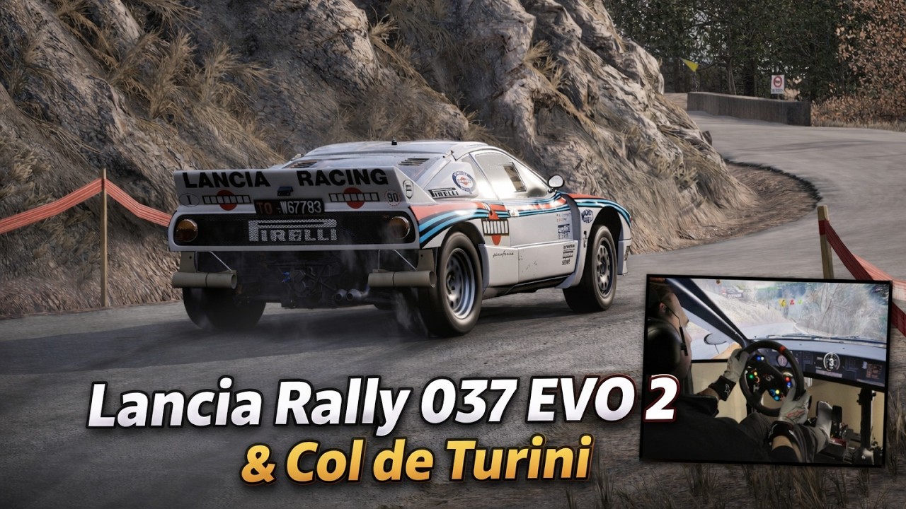 AC Rally - Lancia Rally 037 EVO 2 at La Bollène-Vésubie - Col de Turini