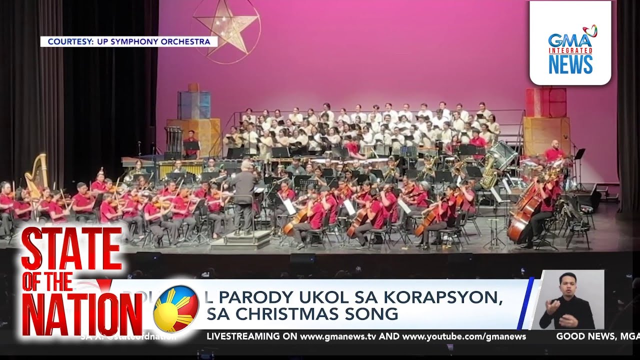 'Christmas in our Hearts' parody hit flood control scandal | SONA