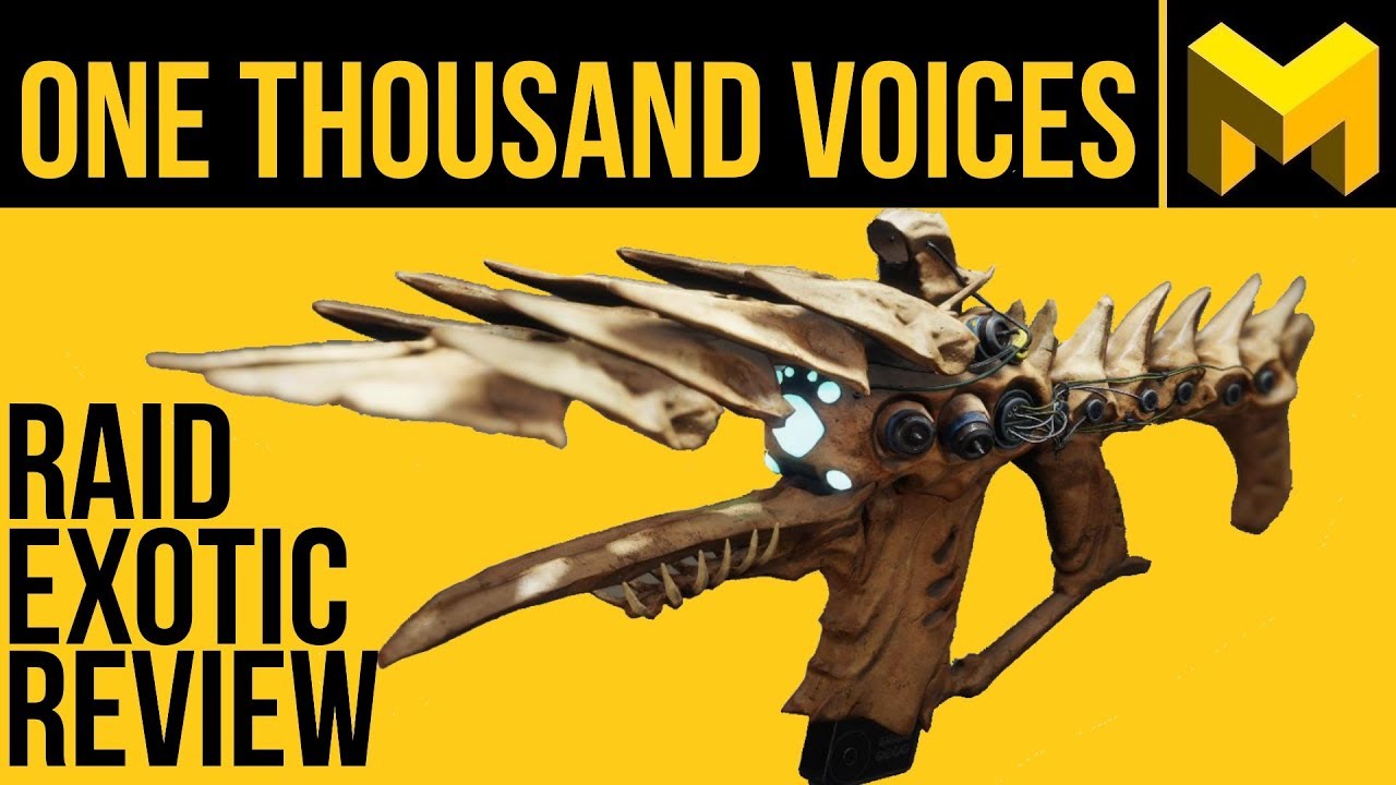 Destiny 2 Forsaken: One Thousand Voices Exotic Review