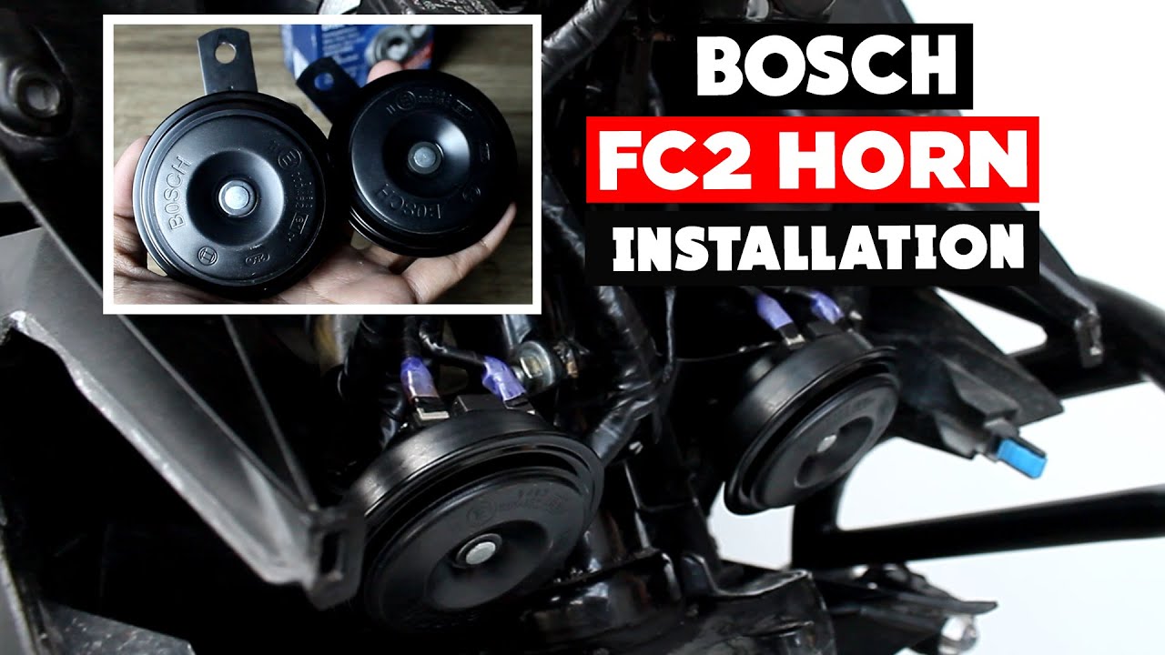Bosch FC2 Compact Disc Dual Horn Installation