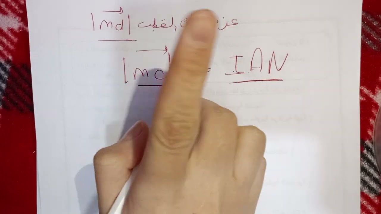 حل عزم الازدواج وعزم ثنائي القطب 