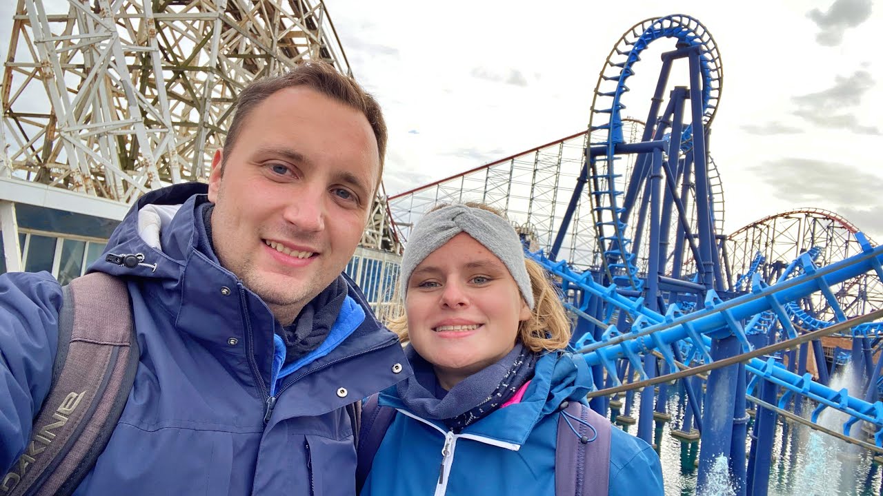 100 Jahre alte HOLZ-Achterbahn! 🎢  | Blackpool Pleasure Beach Vlog | England Tour 2022 #04