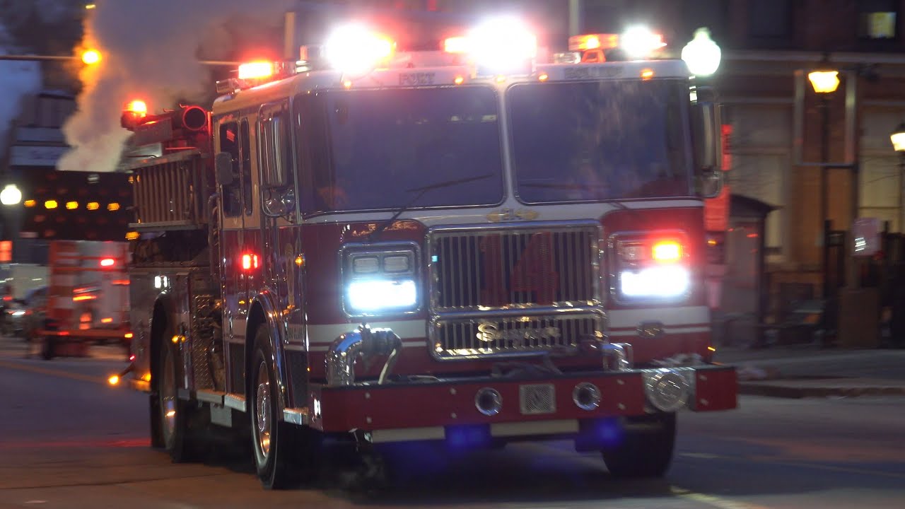 Baltimore City Fire Department Engine 14 Responding 