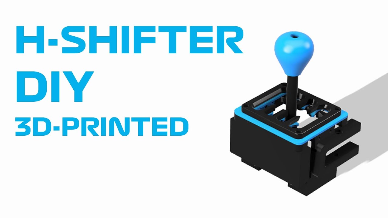 DIY 3D-PRINTED 7-SPEED H-SHIFTER MOD FOR PC | SIMRACING