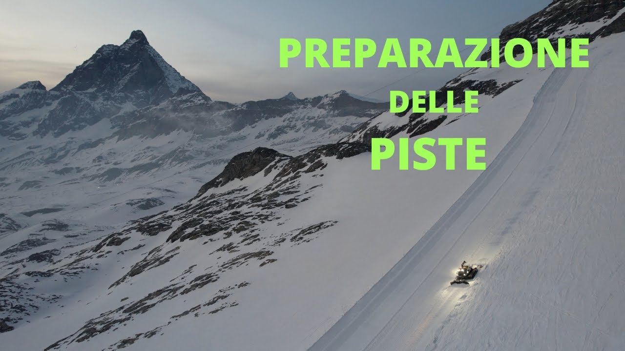 Preparazione delle Piste - Gatto delle nevi