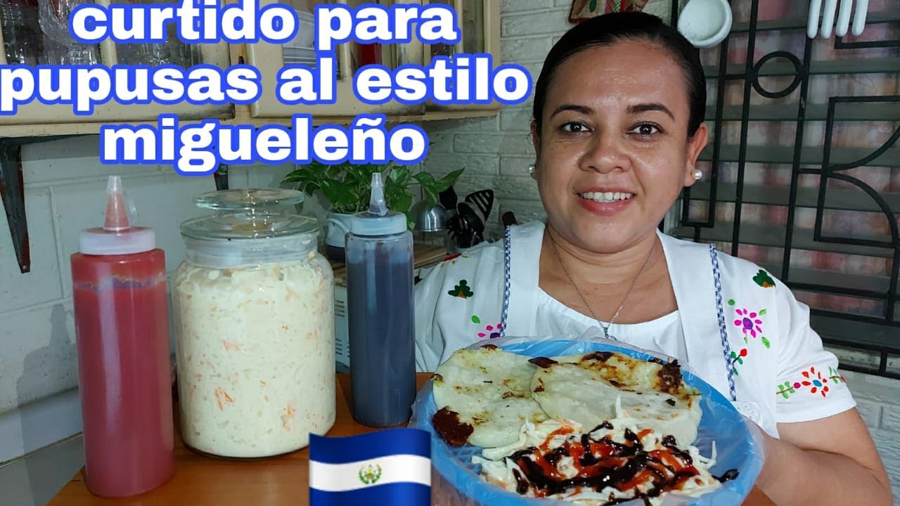 CURTIDO PARA PUPUSAS AL ESTILO MIGUELEÑO