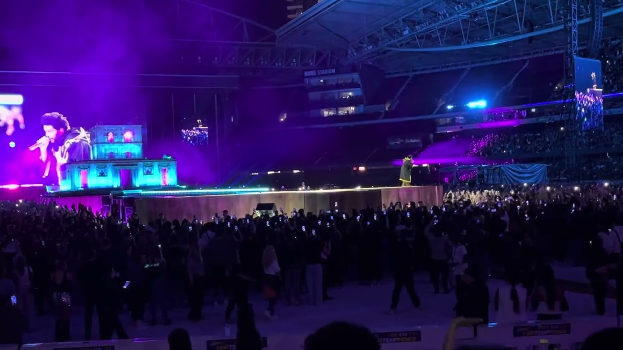 Out of Time & I Feel it Coming - The Weeknd - Melbourne - 6 Oct 2024