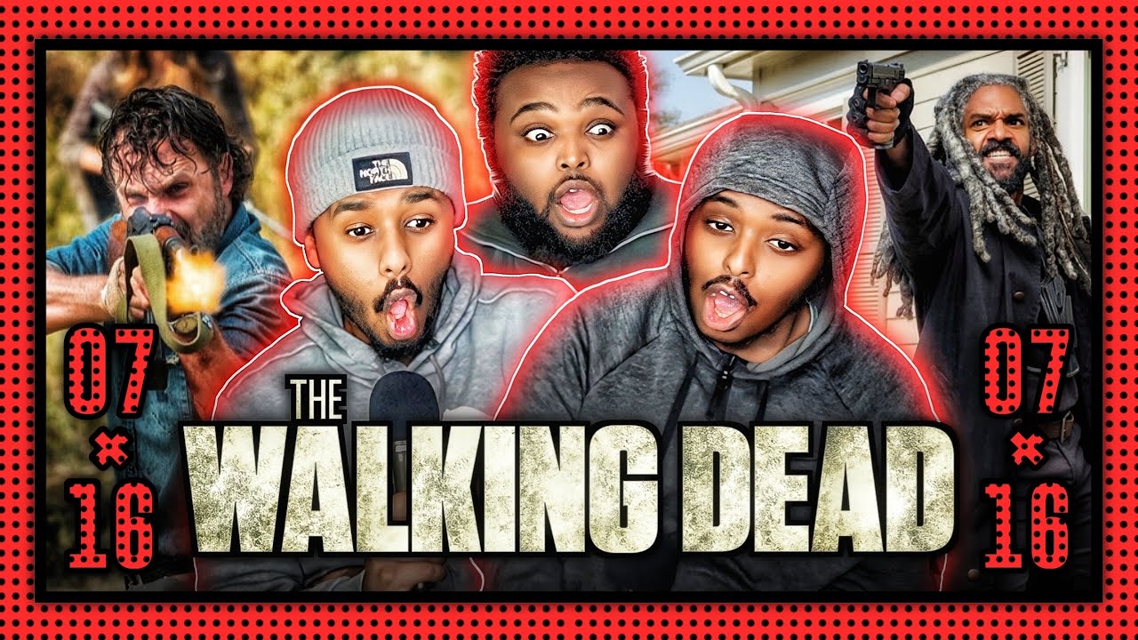 INSANE FINALE! The Walking Dead 7x16 REACTION!!