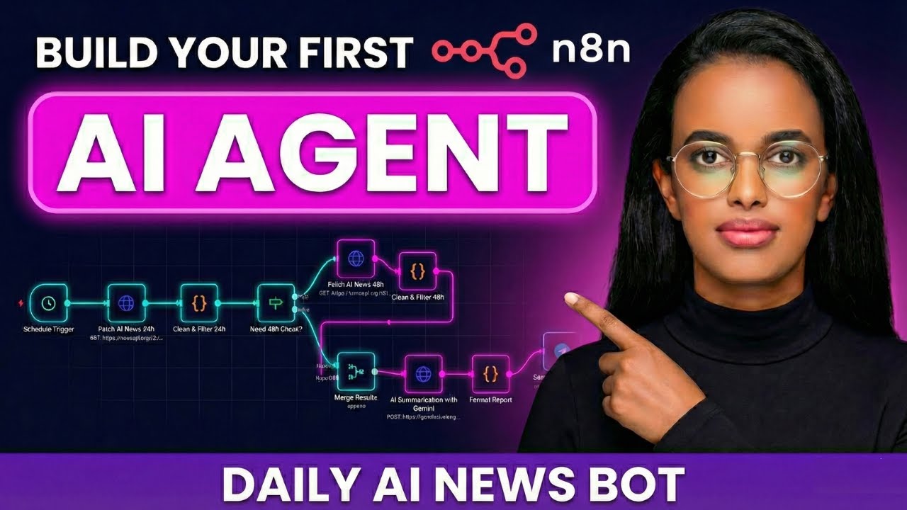 Build Your Own AI Agent  | n8n Automation Tutorial for Beginners