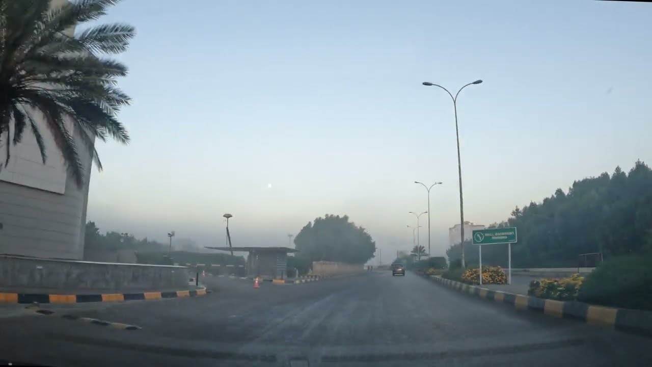 Clifton Karachi Early Morning Car Drive | Fog | Karachi Street View