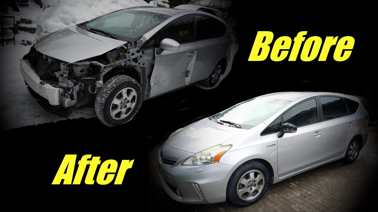 Rebuilding a salvage Toyota Prius in 10 minutes