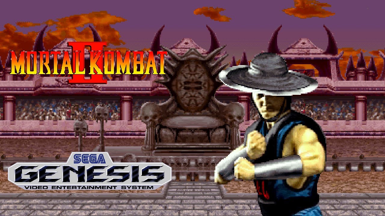 Mortal Kombat II (Sega Genesis) - Kung Lao Playthrough [HD] | RetroGameUp