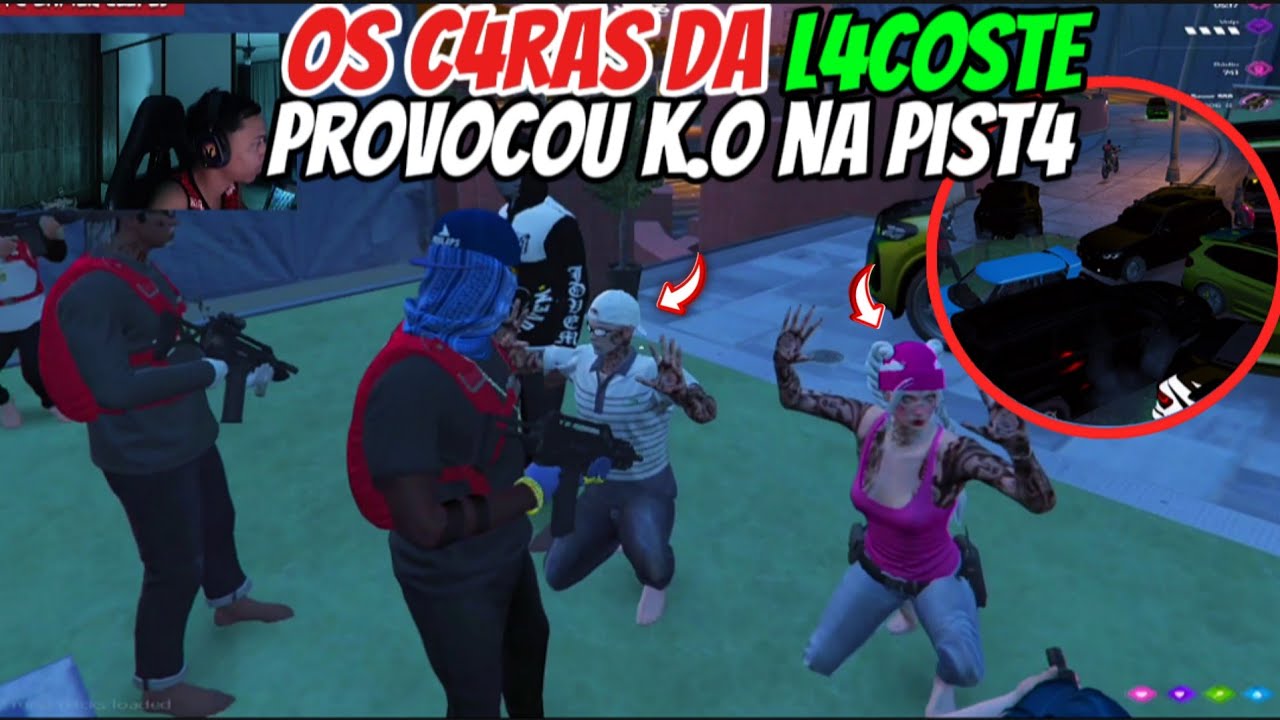 TROC4 DE TIRO COM L4COSTE & OUTR4S TROP4S  NA P1ST4😱|TROC4ÇÃO SE ESTENDEU COM C4RAS NO K.O🔥|HYPERP🇹🇷